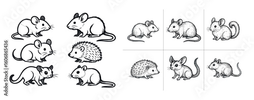 Pet Sketch Icons