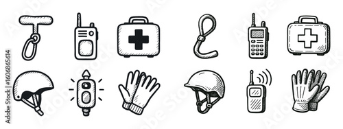 Paragliding Safety Icons