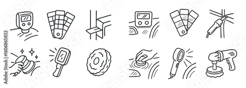 Autobody Repair Icons