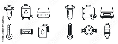 Coffee Equipment Sketches