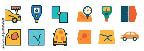 Autobody Repair Icons