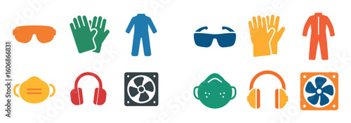 Autobody Repair Safety Icons