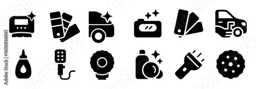 Autobody Repair Icons