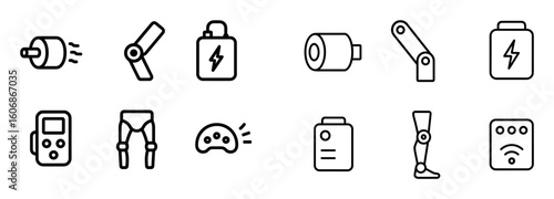 Exoskeleton Icon Set