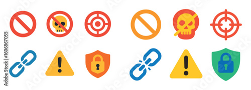 Colorful Enemy Icons