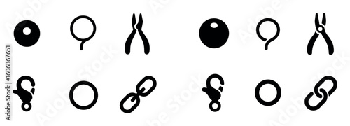 Handicraft Jewelry Icons