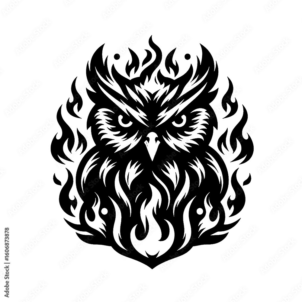 Fototapeta premium owl vector illustration