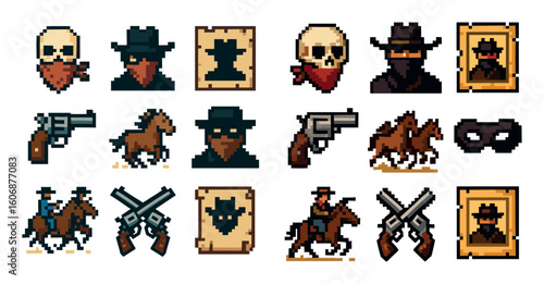 Western Outlaw Icons