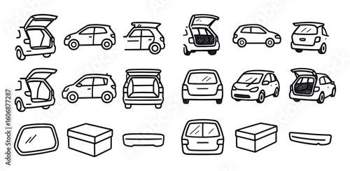 Hatchback Icon Grid