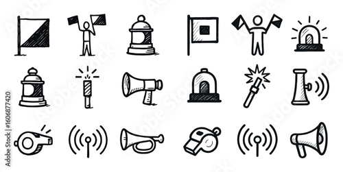 Maritime Icons Grid