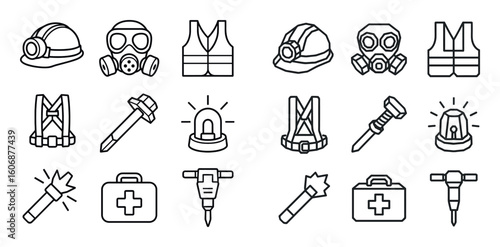 Mining Safety Icons