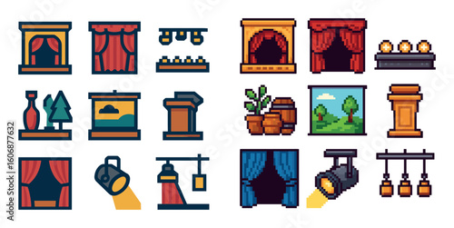 Pixel Theater Icons