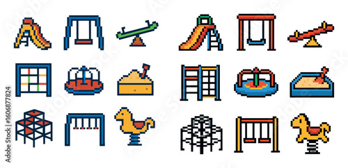 Playground Equipment Icons