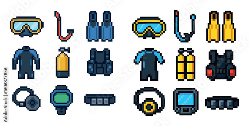 Diving Gear Icons