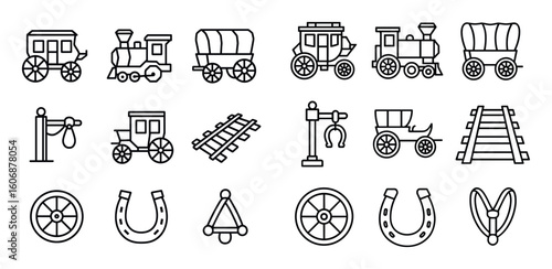 Western Transport Icons