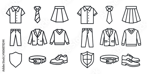 School Uniform Icons