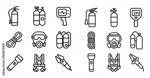 Emergency Equipment Icons