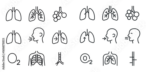 Lung Icon Grid