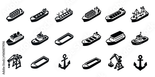 Isometric Shipping Icons