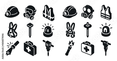 Mining Safety Icons