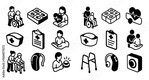 Caregiver Icons Grid