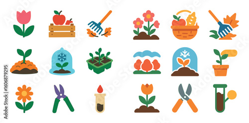 Seasonal Gardening Icons