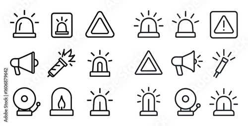 Emergency Signal Icons