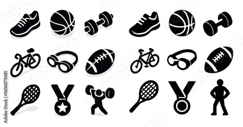 Athletic Icon Grid