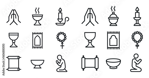 Religious Icon Set