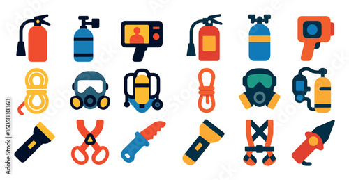 Emergency Gear Icons
