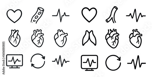 Heart Icon Sketches