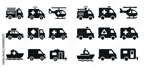 Emergency Services Icons