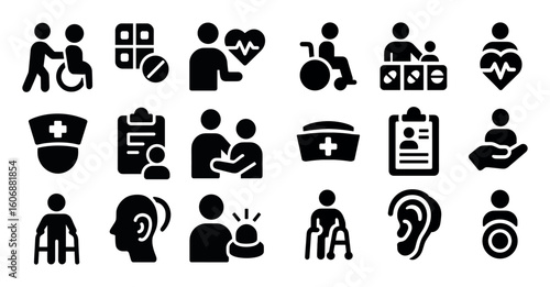 Caregiver Icons Collection