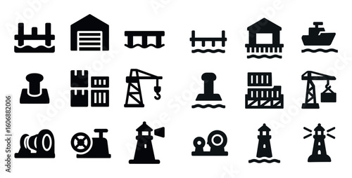 Shipping Icons Grid