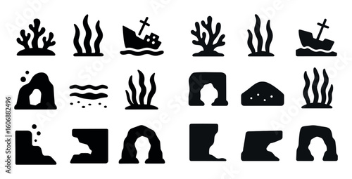 Diving Icons Grid