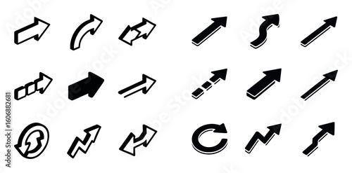 Isometric Arrow Icons