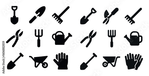 Gardening Tools Icons