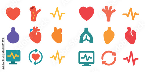 Heart Organ Icons