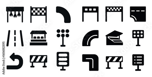 Racing Track Icons