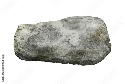 Rock isolated transparency background.