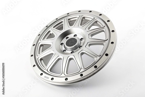 Wheel cover cap on white background