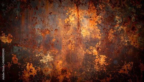 Abstract rusty metal texture