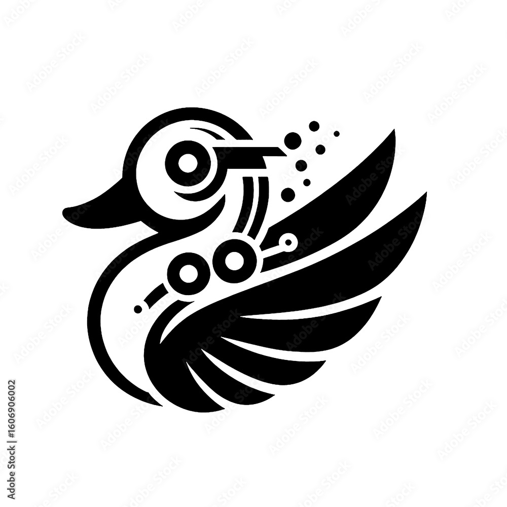 Obraz premium duck vector illustration