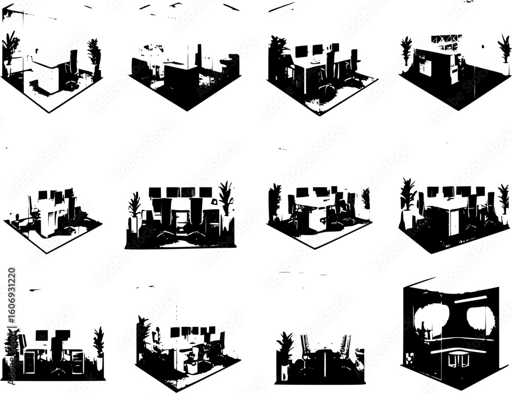 Obraz premium modern office interior.