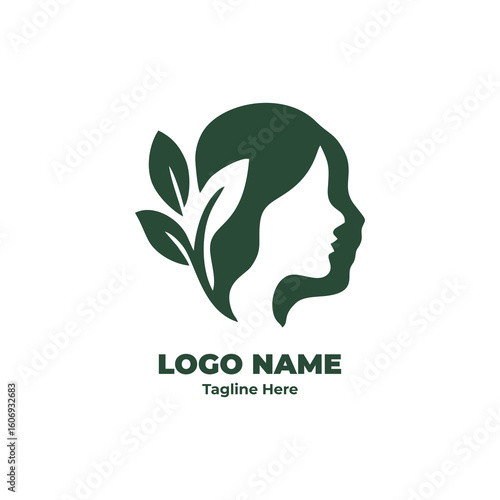 Pure, Organic Identity Mark for Premium Wellness, Spa, and Sustainable Luxury Branding