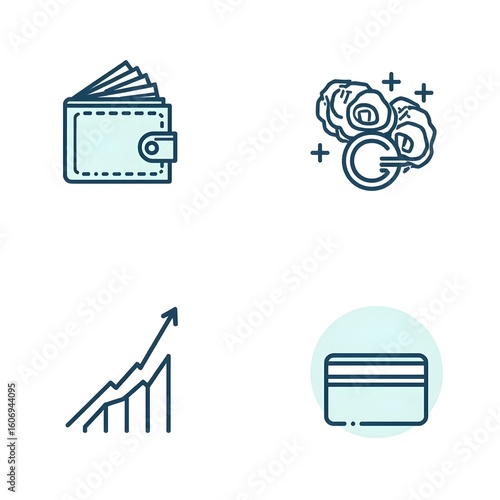 set of business icons