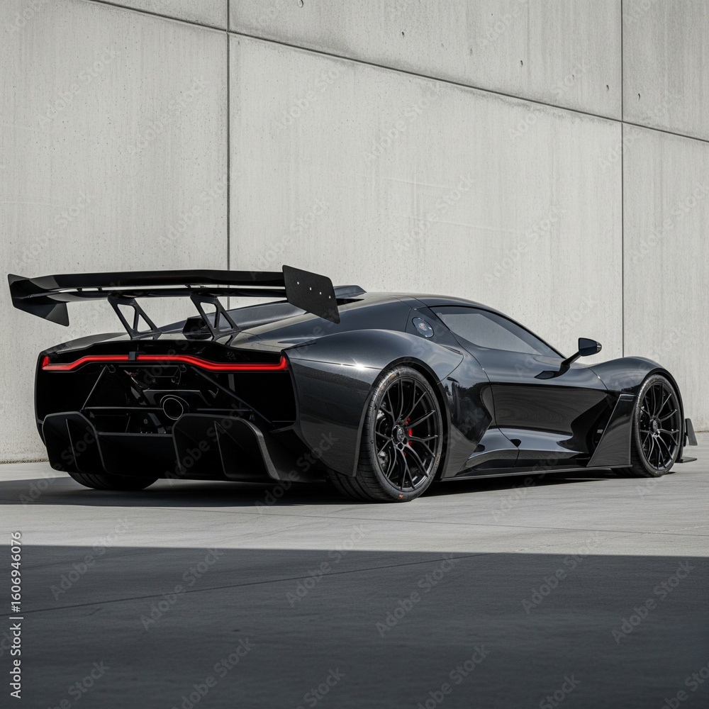 Fototapeta premium sports car isolated on white