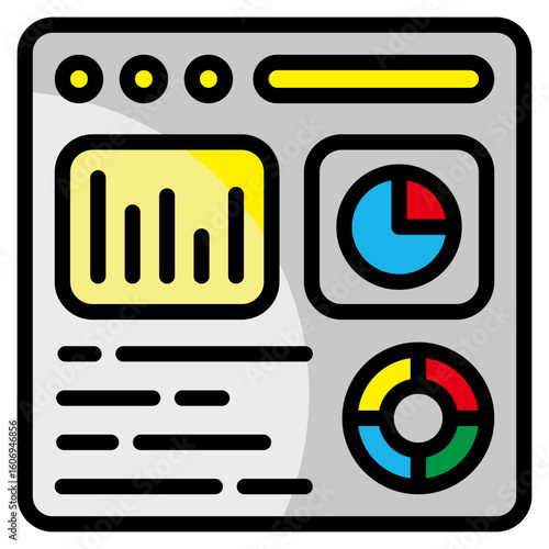 Dashboard Panel  Icon Element For Design