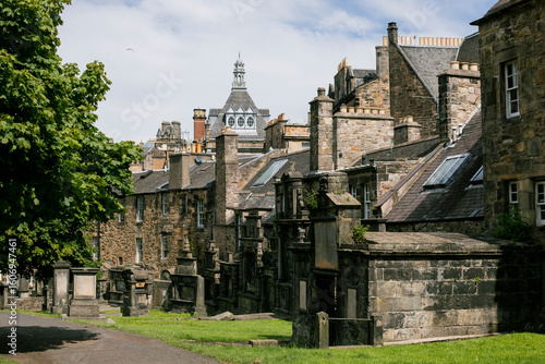 Greyfriars cemetery in Edinburg