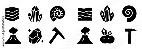 Geology Icon Set